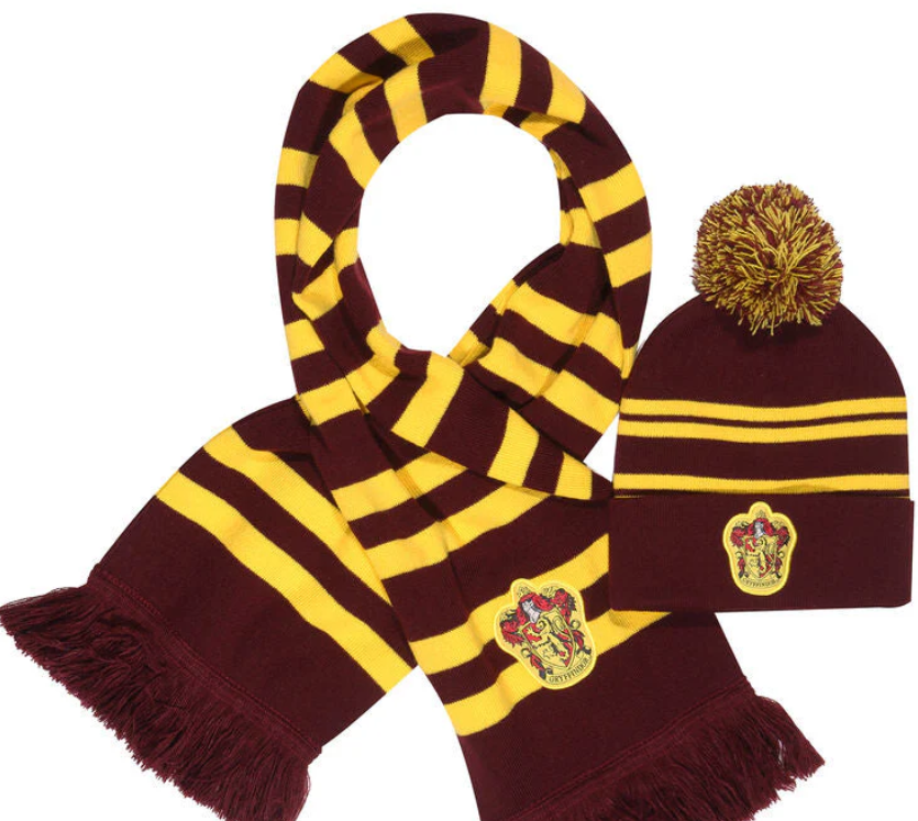 ensemble echarpe et bonnet gryffondor