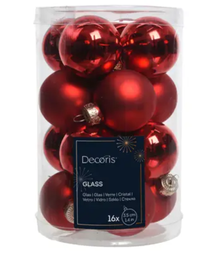 boule de noel rouge 1