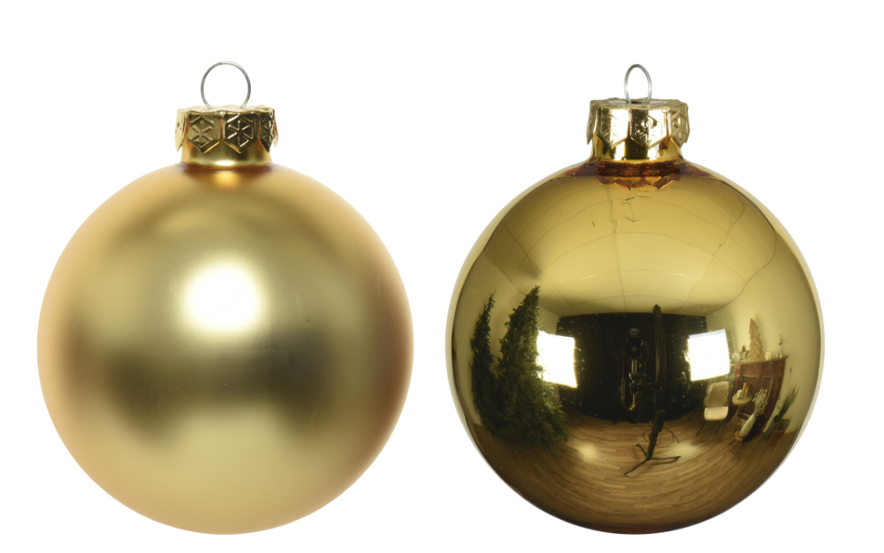 boite de 10 boule de noel or clair 2