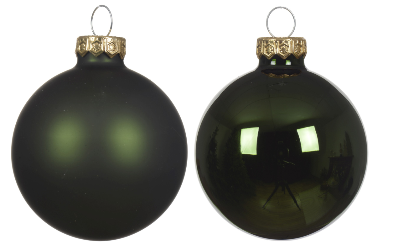 boite de 10 boule de noel vert 2
