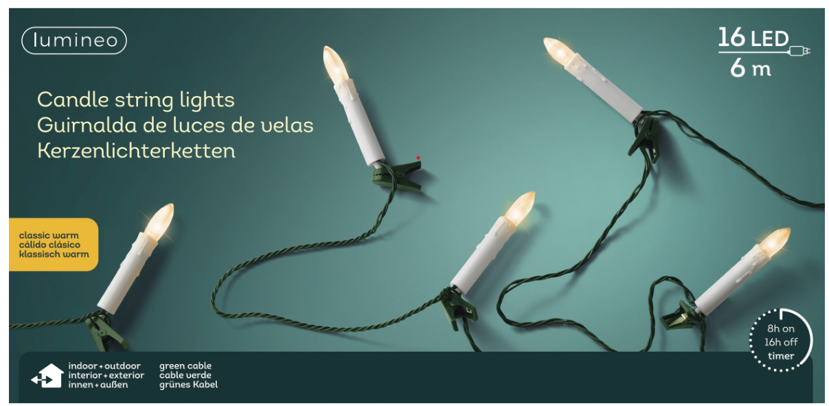 guirlande bougie led 2