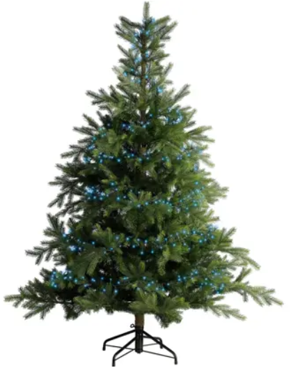 guirlande bougie led bleu 6