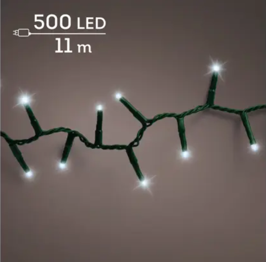 guirlande bougie led blanc 1