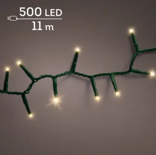 guirlande bougie led jaune 1