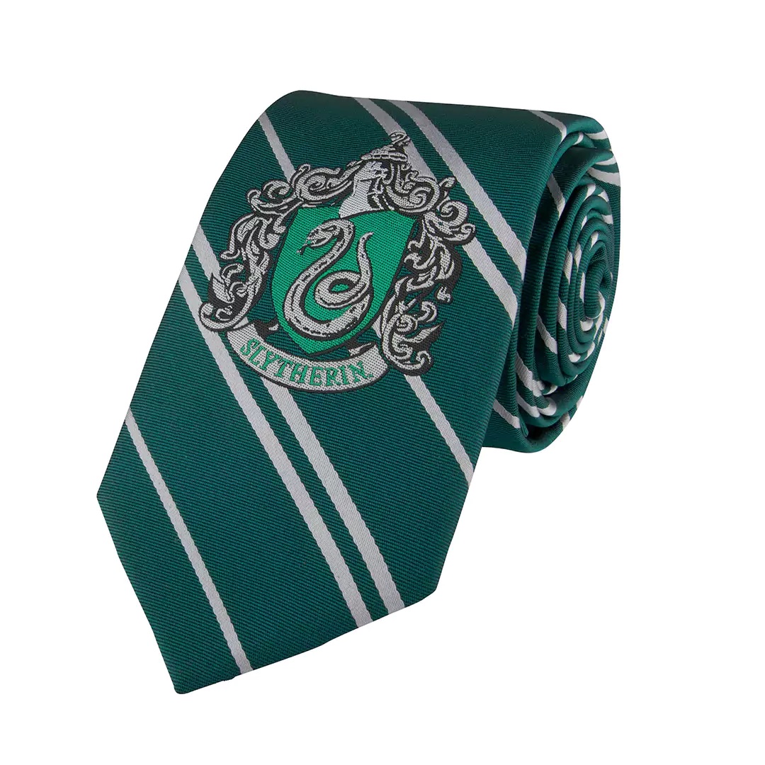 Cravate Serpentard - Logo tissé - Harry Potter  CR1132 1