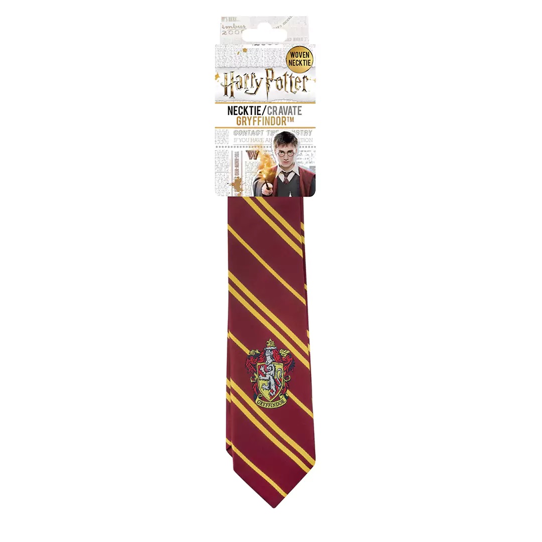 Cravate Gryffondor - Logo tissé - Harry Potter  CR1131 2