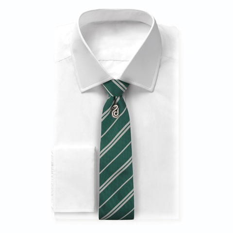 Cravate Deluxe Serpentard avec pins - Harry Potter  CR1112 3