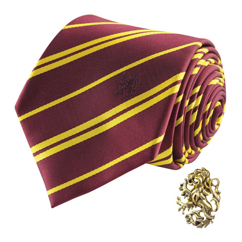 Cravate Deluxe Gryffondor avec pins - Harry Potter  CR1111 1