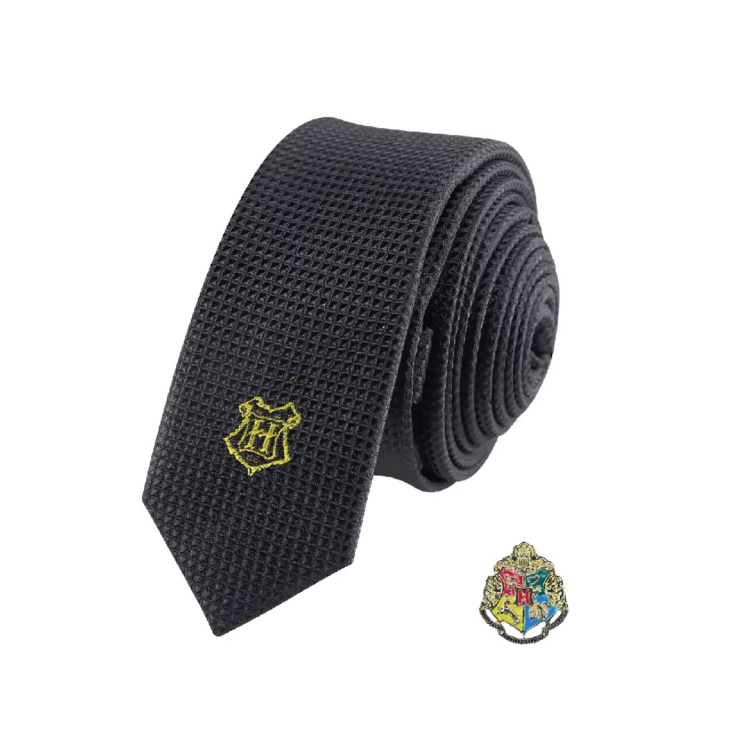 Cravate Deluxe Poudlard avec pins - Harry Potter  CR1110 1