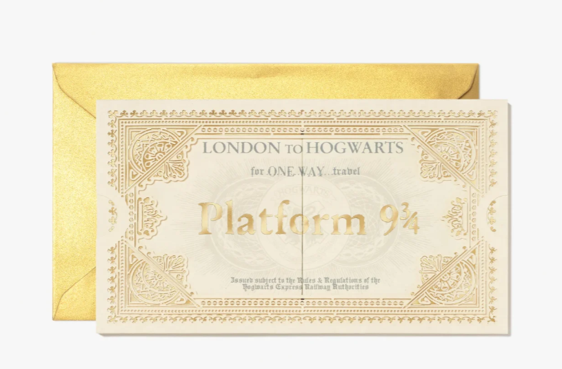 carte de note 3d poudlard express 4