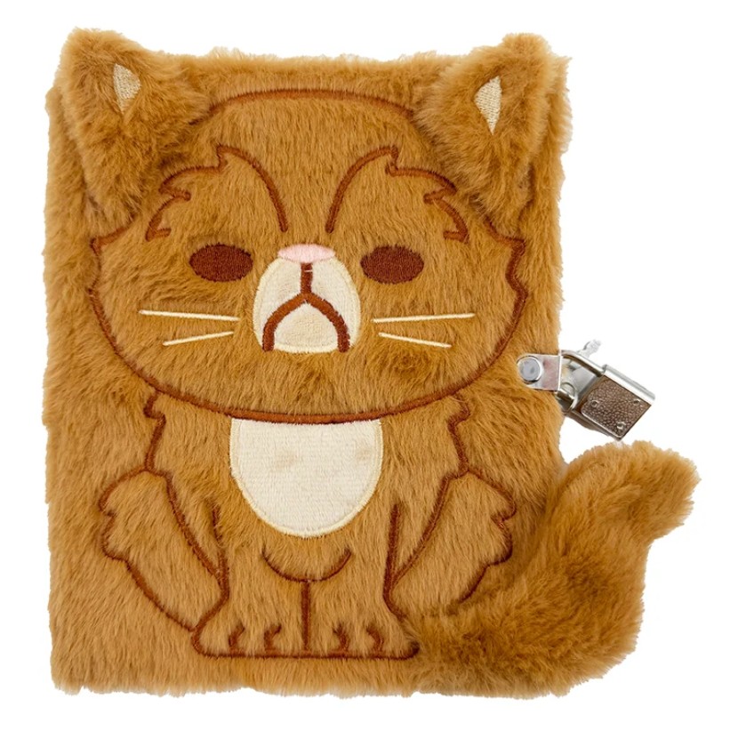 Journal intime en peluche Pattenrond avec cadenas et clé 403984 1