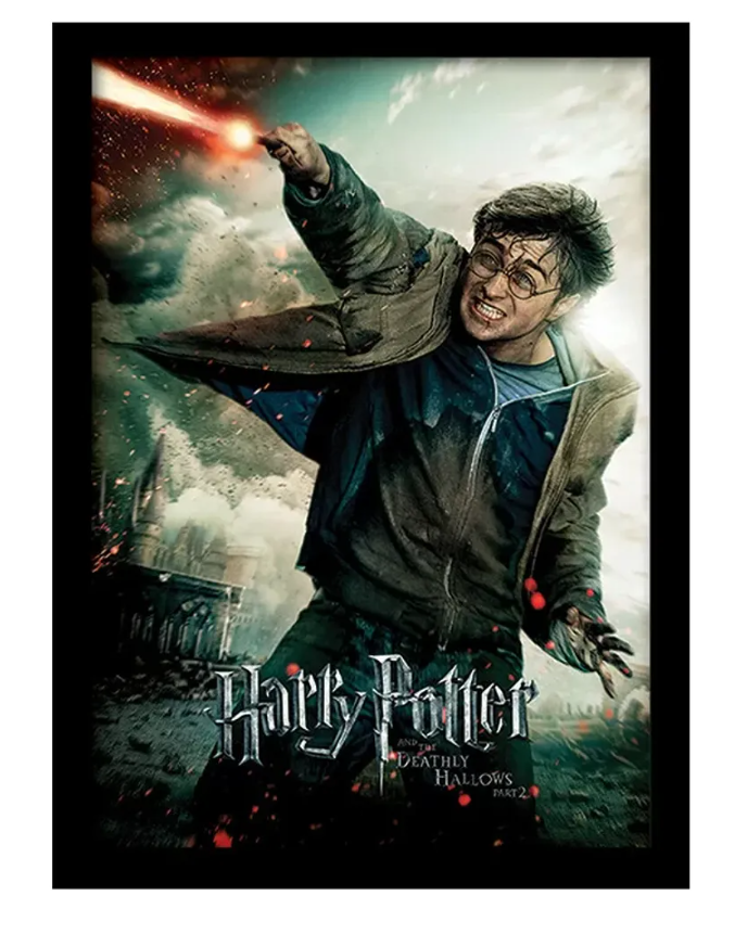 Harry Potter et les Reliques de la Mort, partie 2 - Affiche encadrée FP11084P
