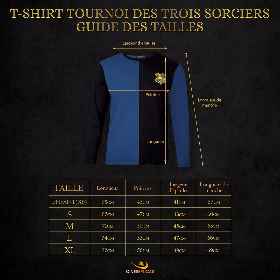 T-shirt Serdaigle Chang - Tournoi des 3 sorciers - Harry Potter CR1503 4