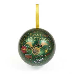 Boule de Noël All I Want for Christmas - Bracelet Vif d'or - Harry Potter EHPCB0393 (1)