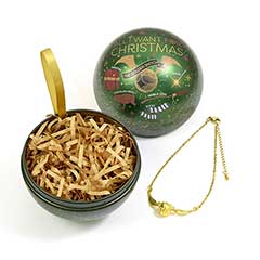 Boule de Noël All I Want for Christmas - Bracelet Vif dor - Harry Potter EHPCB0393 (2)