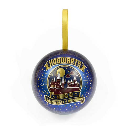 Boule de Noël École de sorcellerie - Collier Poudlard - Harry Potter EHPCB0395 (1)