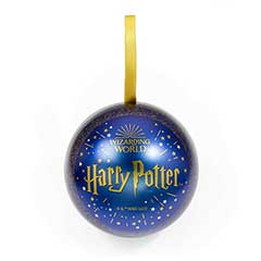 Boule de Noël École de sorcellerie - Collier Poudlard - Harry Potter EHPCB0395 (2)