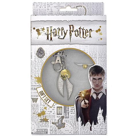 Pack Porte-clés et pin's Vif d'or - Harry Potter EGSK0004 (1)