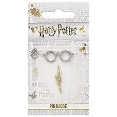 Badge pins lunettes et éclair - Harry Potter EHPPB0176 (2)