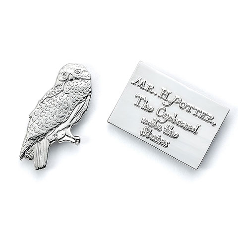 Badge pins Hedwige et lettre - Harry Potter EHPPB1746 (1)