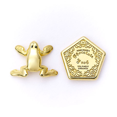 Boucles doreilles - Chocogrenouille et la boîte plaqué or - Harry Potter  EWES0157 (1)