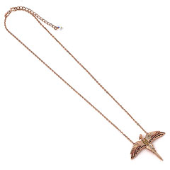 Collier Fumseck argent 925e plaqué or rose avec cristaux EHPSN113 (3)
