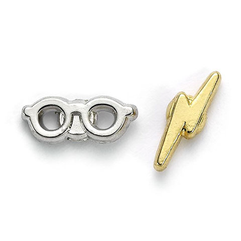 Boucles d'oreilles - Éclair et lunettes - Harry Potter EWE0176 (1)