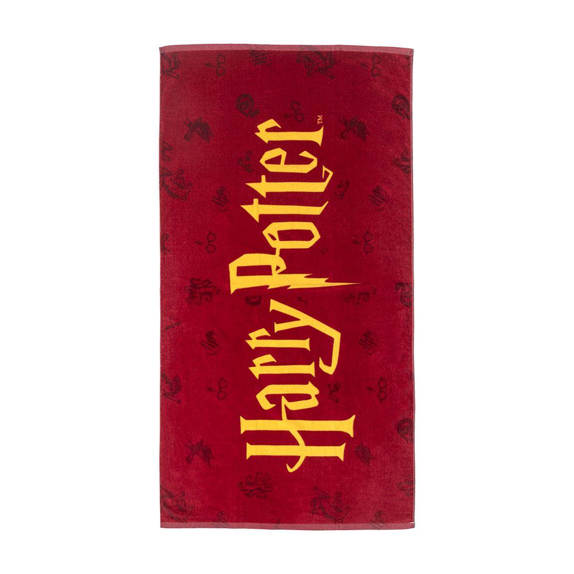 SERVIETTE DE PLAGE COTON HARRY POTTER ROUGE  2200009059 1