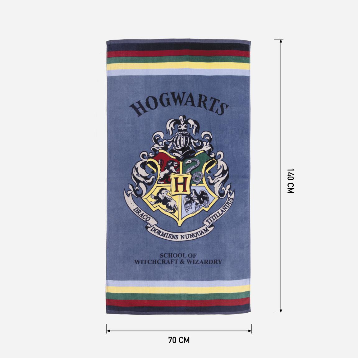 SERVIETTE DE PLAGE COTON HARRY POTTER BLEU  2200009060 3