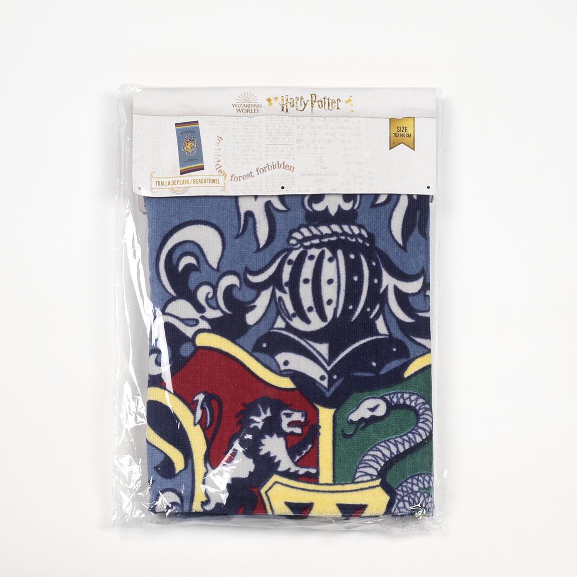 SERVIETTE DE PLAGE COTON HARRY POTTER BLEU  2200009060 2