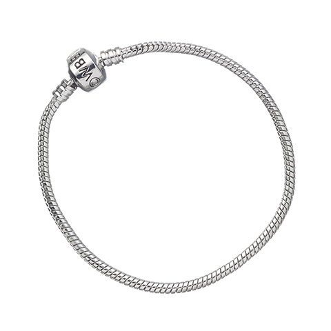 Bracelet à charms couleur argent L-20 cm EHP0028-XS