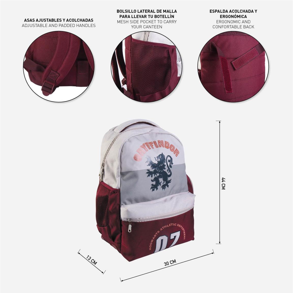Sac à dos 44 cm gris et rouge Gryffondor  2100003969 3