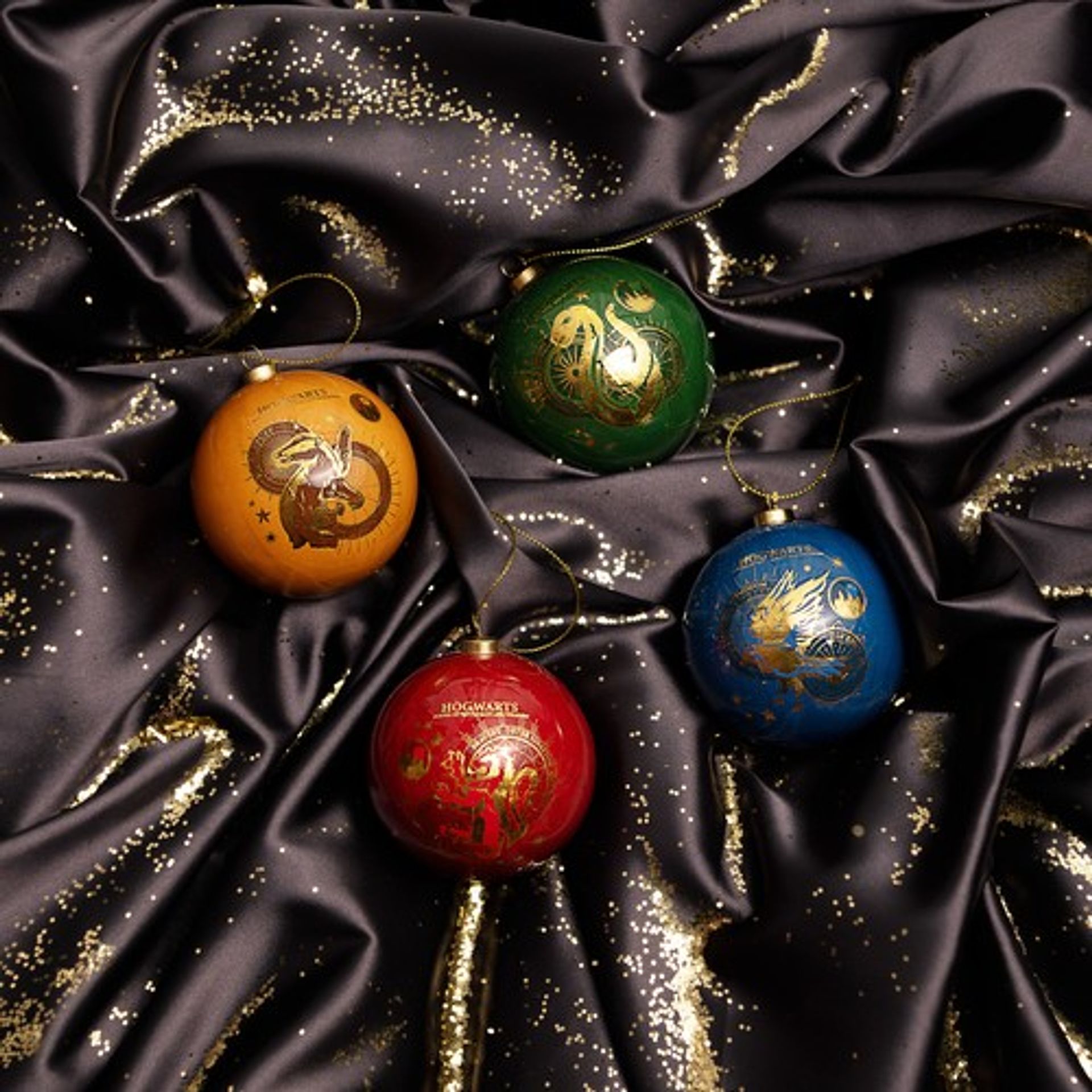 Set de 4 boules de Noël - Maisons de Noël 1