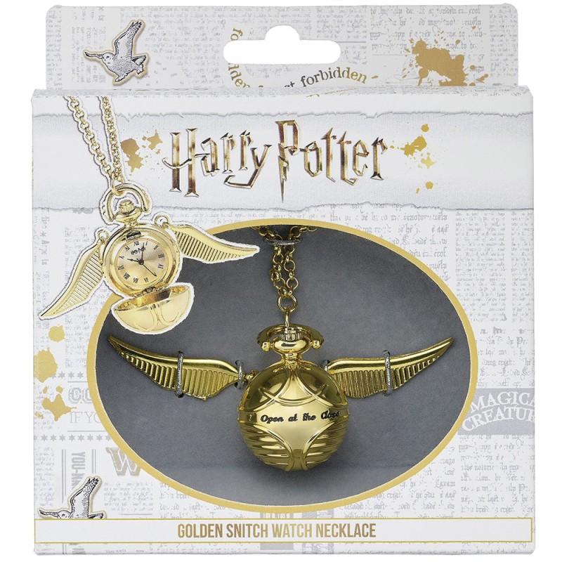 Collier Harry Potter Montre Vif dOr 3D Premium  WNTP004 3