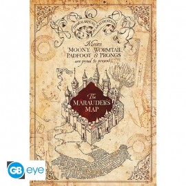 HARRY POTTER - Poster Carte du Maraudeur roulé filmé (91.5x6 ABYDCO543 (1)