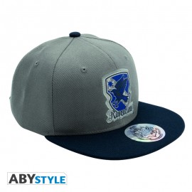 HARRY POTTER - Casquette snapback- Gris &amp; Bleu - Serdaigle ABYCAP038 (1)