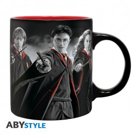 HARRY POTTER - Pack Mug320ml + Porte-clés + Cahier Harry Ron Hermione ABYPCK249 (2)