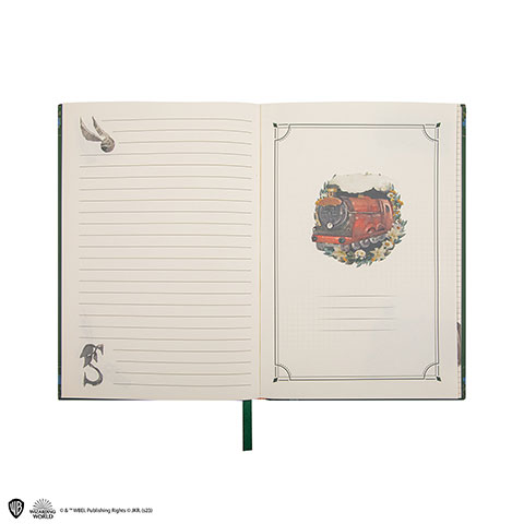 Carnet deluxe et stylo Serpentard 4