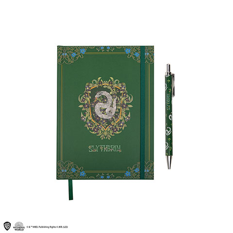 Carnet deluxe et stylo Serpentard 1