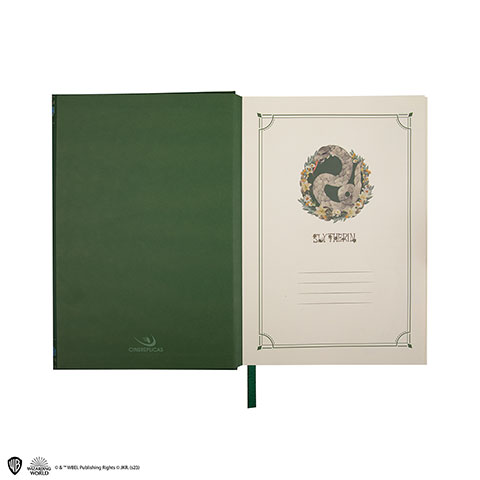 Carnet deluxe et stylo Serpentard 3