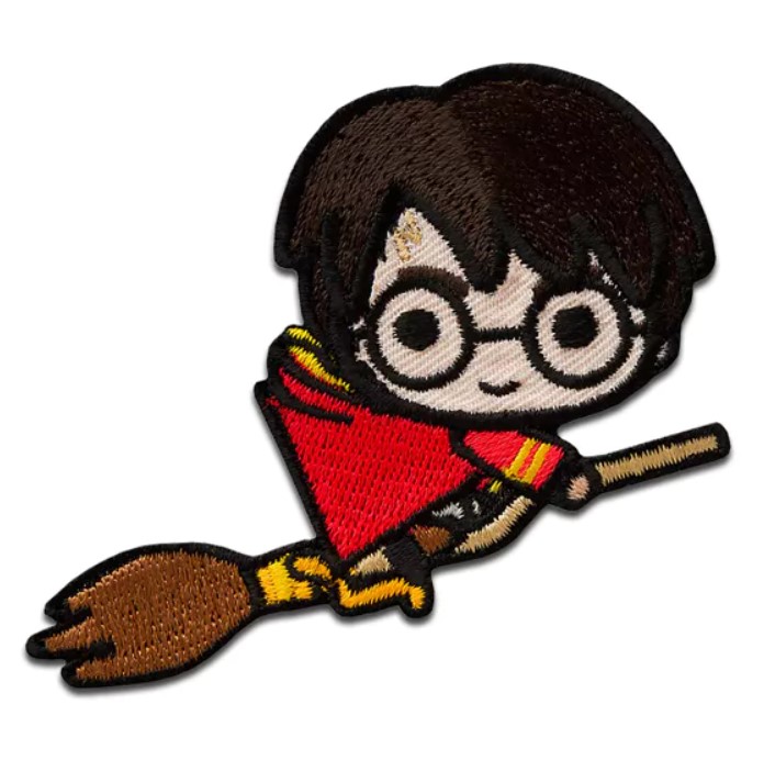 Ecusson thermocollant - Harry Potter sur son balais A2161(2)