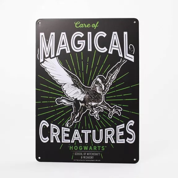 Plaque métallique A5 - Créatures Magiques  SSA5HP43