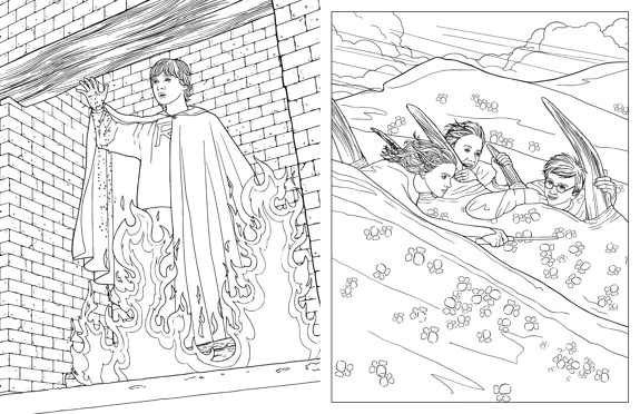 Livre de coloriage Harry Potter - Voyages magiques 4926137(3)