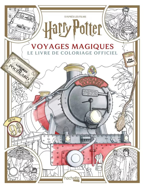 Livre de coloriage Harry Potter - Voyages magiques 4926137(1)