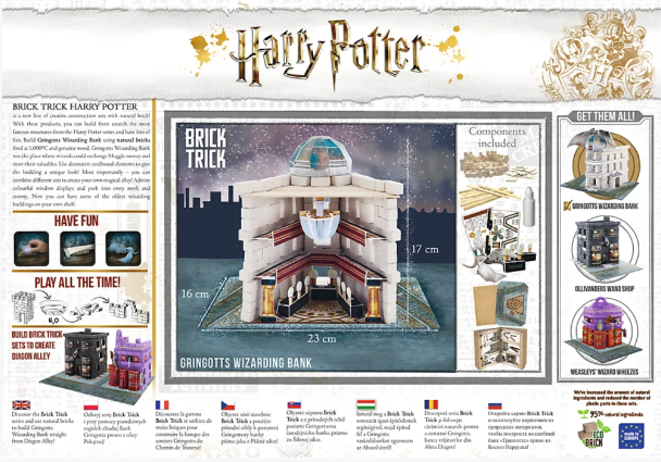 Brick Trick M - Harry Potter - La Banque Gringotts  T61614 2