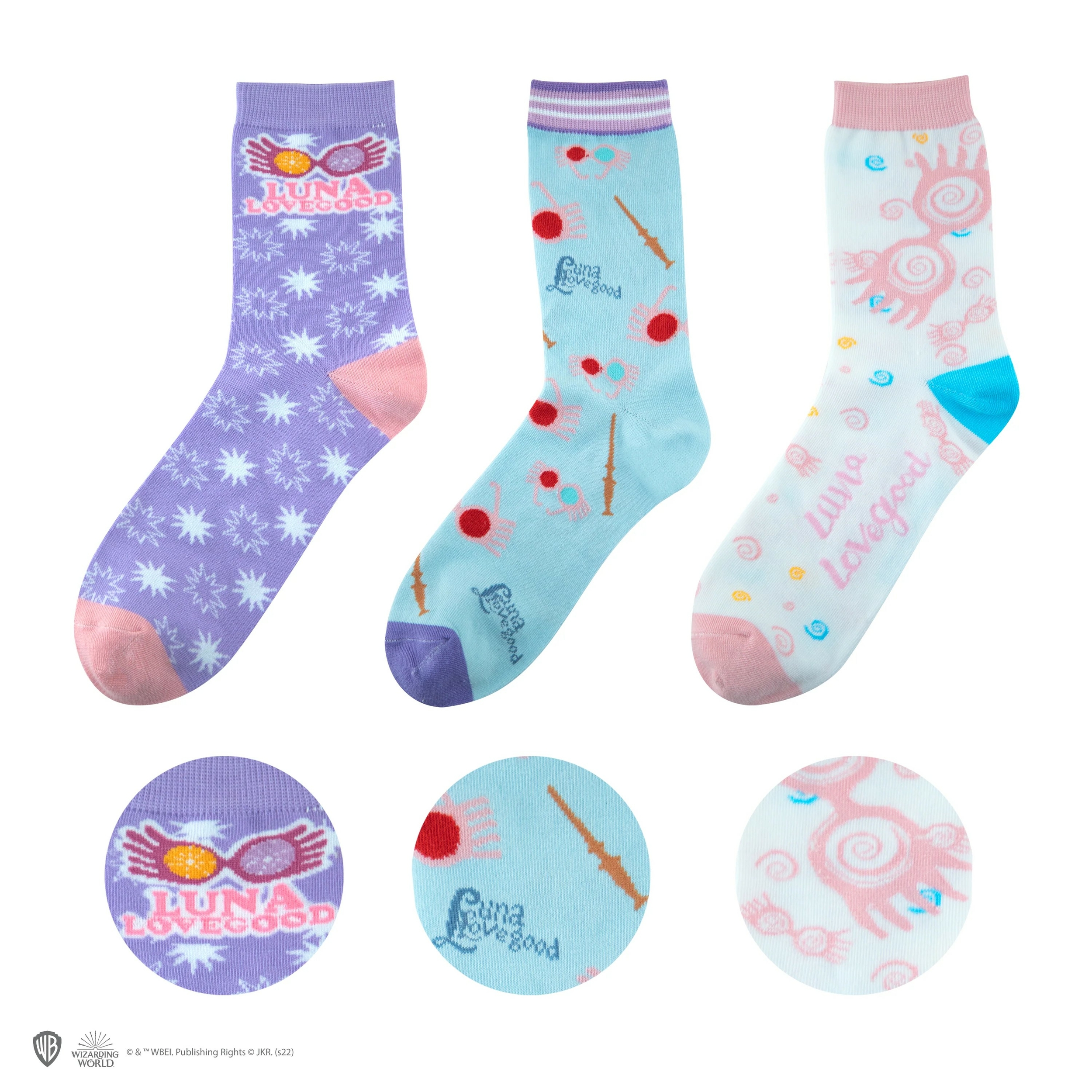 Lot de 3 paires de chaussettes 35-45 - Luna Lovegood CR1601(8)