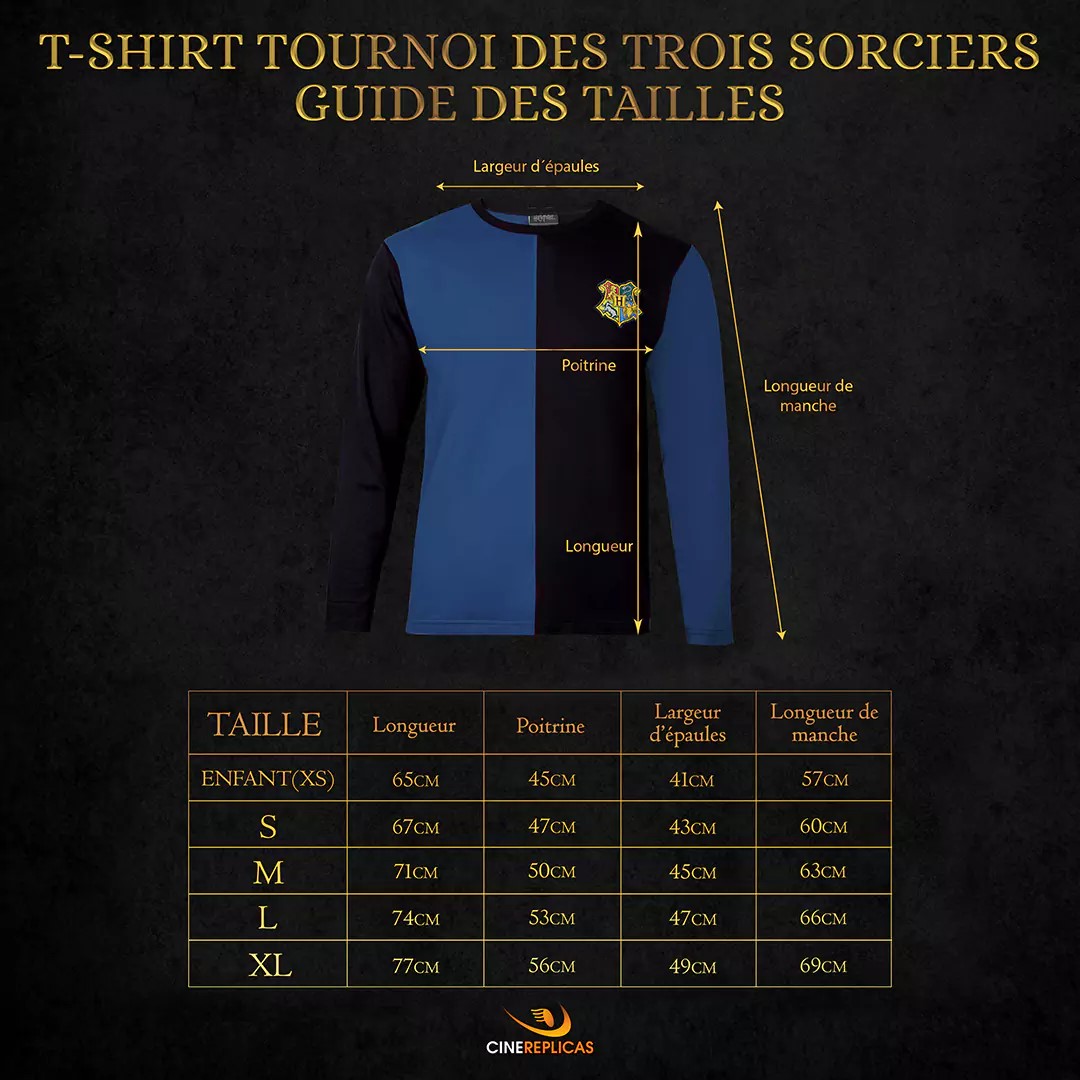 T-shirt Serdaigle Chang - Tournoi des 3 Sorciers - XS CR1503-XS(4)