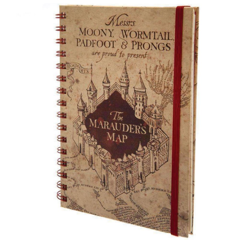 Carnet à spirales Carte du Maraudeur SR72325(5)