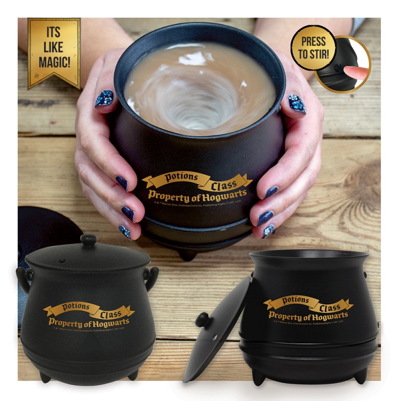 Tasse chaudron magique Harry Potter avec mélangeur automatique HP713616(1)