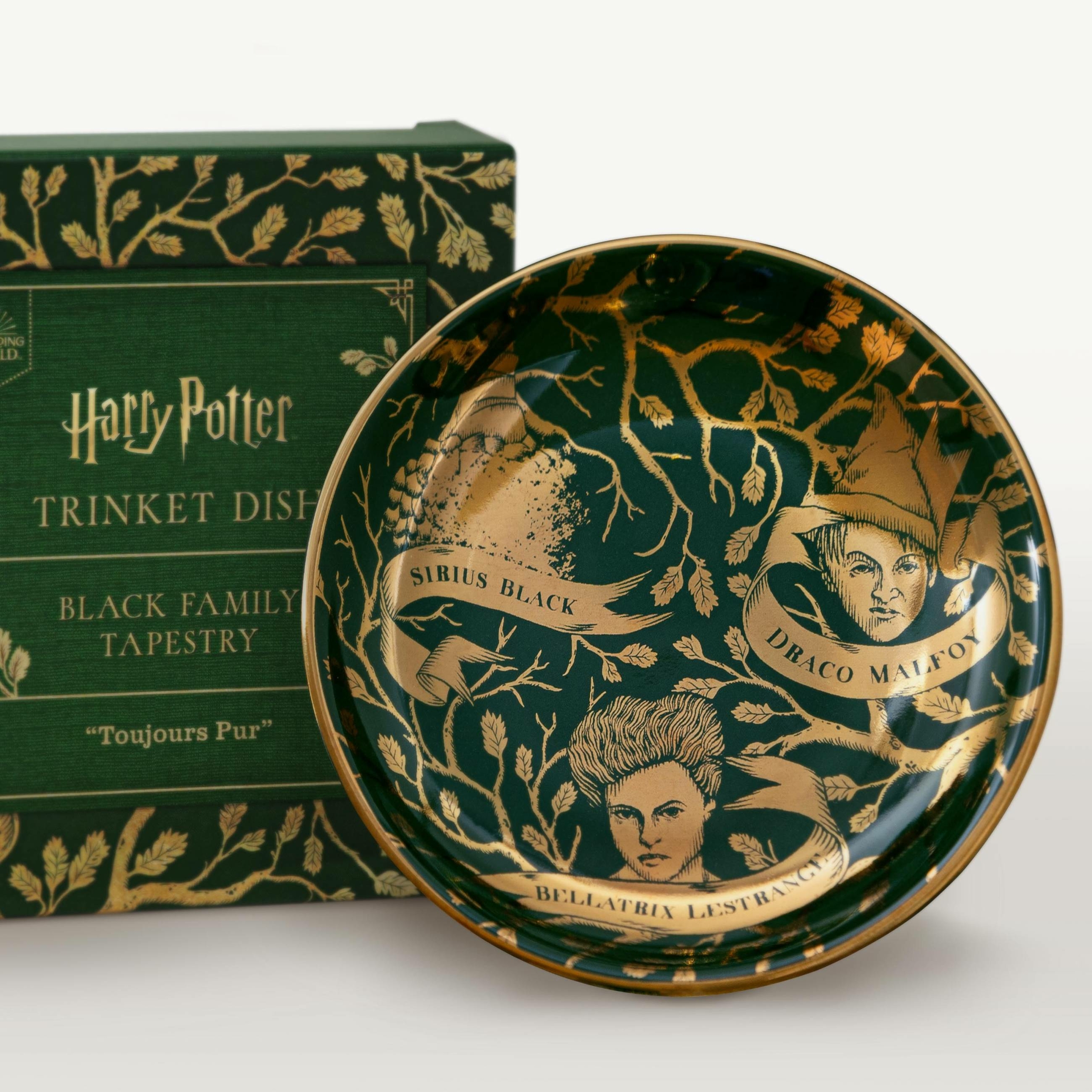 Vide-poche - Tapisserie Famille Black - Toujours Pur - MinaLima HPDISH01 (4)